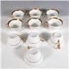 Image 8 : 36pc Arabia of Finland Porcelain Tea Service with Gold Trim
