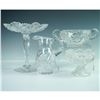 Image 1 : 4pc Assorted Cut Glass Tableware