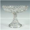 Image 3 : 4pc Cut Crystal Compote, Bowls and Serving Plate