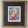 Image 1 : Zamy Steynovitz, Serigraph on Paper, Lovers and Violinist, Signed