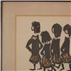 Image 3 : Sadie Rosenblum, Hand-Colored Lithograph on Paper, Five Strollers, Signed
