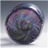 Image 4 : Arte Vargas Iridescent Glass Vase, Pulled Feather Design