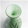 Image 3 : Stuart Abelman Art Glass Vase with Pulled Feather Motif, Signed 1983