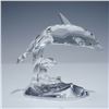 Image 2 : Swarovski Crystal Figurine, Dolphin on a Wave, with Box