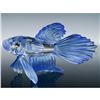 Image 1 : Swarovski Crystal Figurine, Siamese Fighting Fish Blue