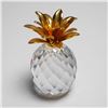 Image 2 : Swarovski Crystal Figurine, Small Gold Pineapple