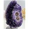Image 7 : 7.5 X 3 INCH  HIGH GRADE URUGYAN UNIQUE AMETHYST CLUSTER ON METAL STAND
