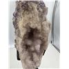 Image 7 : 11 X 4.3 INCH AMETHYST WITH CALCITE UNIQUE FORMATION ON BOTH  SIDE