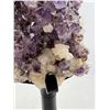 Image 8 : 11 X 4.3 INCH AMETHYST WITH CALCITE UNIQUE FORMATION ON BOTH  SIDE