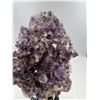 Image 9 : 11 X 4.3 INCH AMETHYST WITH CALCITE UNIQUE FORMATION ON BOTH  SIDE