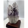 Image 3 : 11 X 6 INCH  LARGE AMETHYST POINT ON STAND FROM BRAZIL