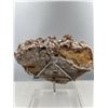 Image 4 : 9 1/2 X 10 INCH RARE LARGE PAGODA  CHOCOLATE CALCITE SPECIMEN