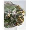Image 8 : 8 X 7 INCH RARE FORMATION  PURPLE AND GREEN FLUORITE WITH BARITE ON STAND