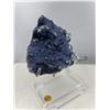 Image 2 : 7 X 10 INCH BLUE BERRY  WITH CALCITE SPECIMEN ON STAND