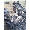 Image 6 : 6 X 8  INCH BLUE BERRY FLUORITE SPECIMEN ON STAND