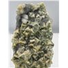 Image 4 : 8 X 4 INCH GREEN SUGAR  FLUORITE WITH CALCITE ON STAND
