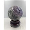 Image 2 : 440 MM CIRCUMFERENCE (136 MM DIAMETER) AMETHYST CRYSTAL SPHERE