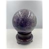Image 3 : 440 MM CIRCUMFERENCE (136 MM DIAMETER) AMETHYST CRYSTAL SPHERE