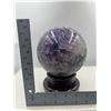 Image 6 : 440 MM CIRCUMFERENCE (136 MM DIAMETER) AMETHYST CRYSTAL SPHERE