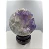 Image 2 : 23 INCH  CIRCUMFERENCE  LARGE  AMETHYST SPHERE FROM BOLIVIA