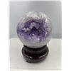 Image 1 : 20 INCH CIRCUMFERENCE AMETHSYT SPHERE  FROM BRAZIL