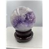 Image 2 : 20 INCH CIRCUMFERENCE AMETHSYT SPHERE  FROM BRAZIL