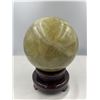 Image 3 : 19 INCH CIRCUMFERENCE NATURAL CITRINE SPHERE FROM BRAZIL