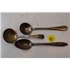 Image 1 : 3x Sterling Spoons