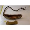 Image 1 : Antique Canoes (Batoche) & Leather Lanyard