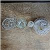 Image 2 : Vintage Crystal Pinwheel - butterdish, vase, etc.