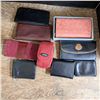 Image 1 : 8 Leather Wallets, his & hers, 1 NWT in box $40.00, 1 New "Daktoka" Wallet, + Belt Loop Wallet
