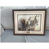 Image 1 : PRINT IN FRAME - HORSES HARMONY