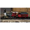 Image 4 : Large train set with Engine, coal tender, oil tanker and caboose