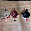 Image 2 : lot of 3 1992 cartoon mugs made of plastic
