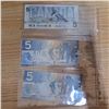 Image 2 : 3 canadian 1986, 2002,2006- 5 dollar bills