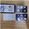 Image 2 : USA 2000 quarter set and 2000 proof set
