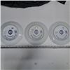 Image 2 : 3 decorative plates- 1 with notre dame