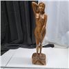 Image 1 : wooden nude lady statue 20" tall