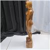 Image 2 : wooden nude lady statue 20" tall