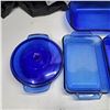 Image 3 : Blue glassware- baking dishes