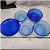Image 1 : Blue glassware- bowls