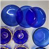 Image 3 : Blue glassware- bowls and plates