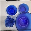 Image 2 : Blue glassware- bowls