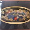 Image 2 : 2000 millenium coin set in a frame