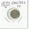 1872 Canadian Silver Five Cents