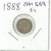 1888 Canadian Silver Five Cents
