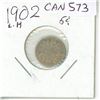 Image 1 : 1902 Canadian Silver Five Cents