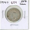 Image 1 : 1940 Canadian Silver Twenty Five Cents