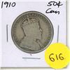 Image 1 : 1910 Canadian Silver Fifty Cents