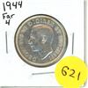 Image 1 : 1944 Canadian Silver Fifty Cents